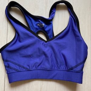 Racer back sports bra